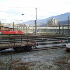 Innsbruck Hauptbahnhof, roundhouse and turntable