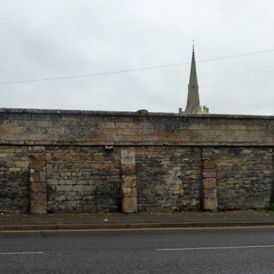 Town Wall To North Of North Walk House