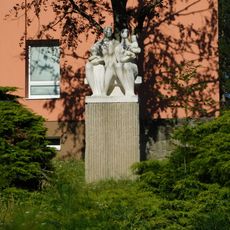 Sousoší Rodina na Václavském náměstí v Třebíči