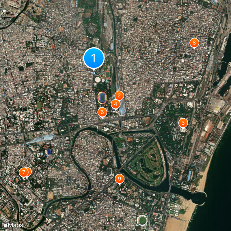 Greater Chennai Corporation Map