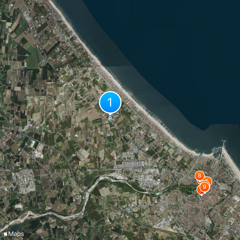 Italia in miniatura Map