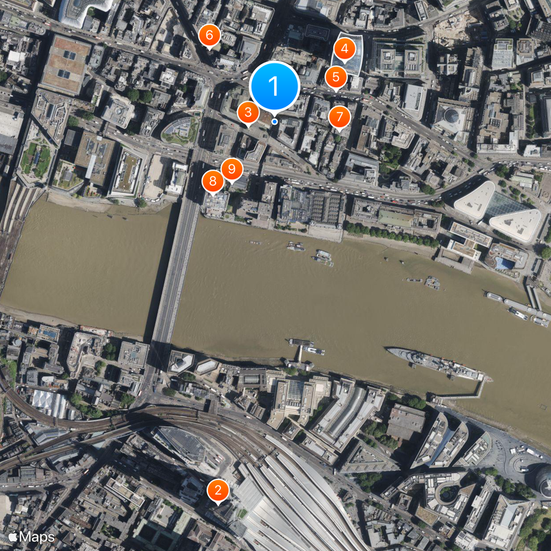 Pudding Lane Map