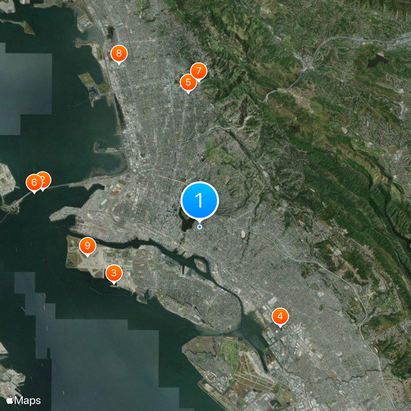 Oakland Map