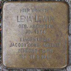 Stolperstein en memoria de Lena Lewin