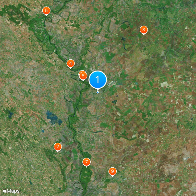 Szentes Map