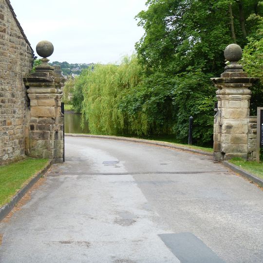 Gate Piers At Entrance To East Riddlesden Hall