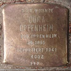 Stolperstein dedicated to Dora Oppenheim