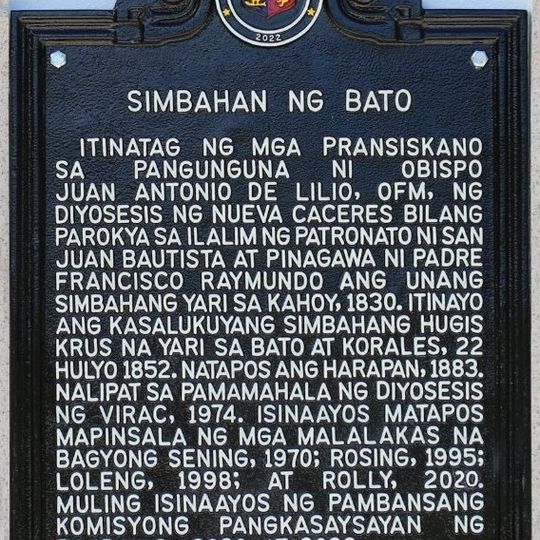 Church of Bato historical marker