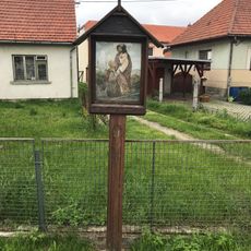 Svatý obrázek u domu čp. 14 v Hartvíkovicích