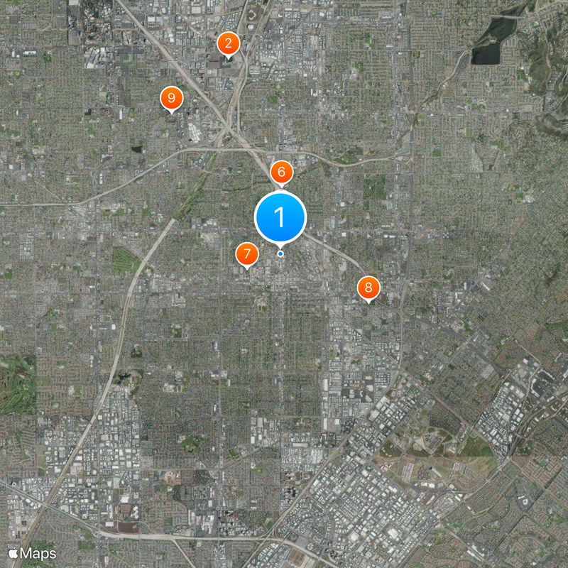 Orange County School of the Arts Map