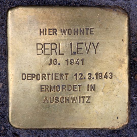 Stolperstein für Berl Levy