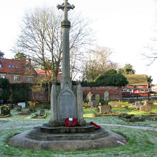 Leverington War Memorial in Cemetery