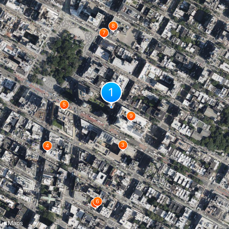 Irving Plaza Map