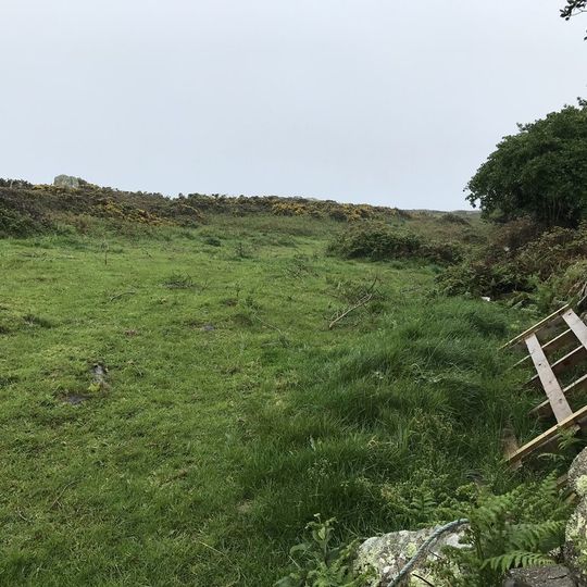 Prehistoric field system, settlement and cairn east of Barnaby Lane, St Agnes