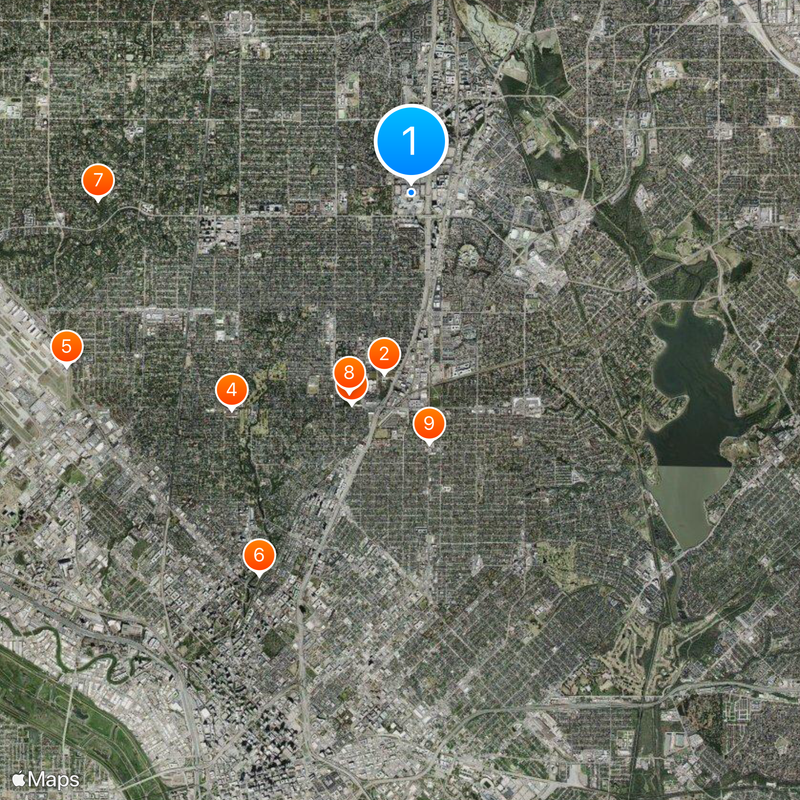 NorthPark Center Mappa