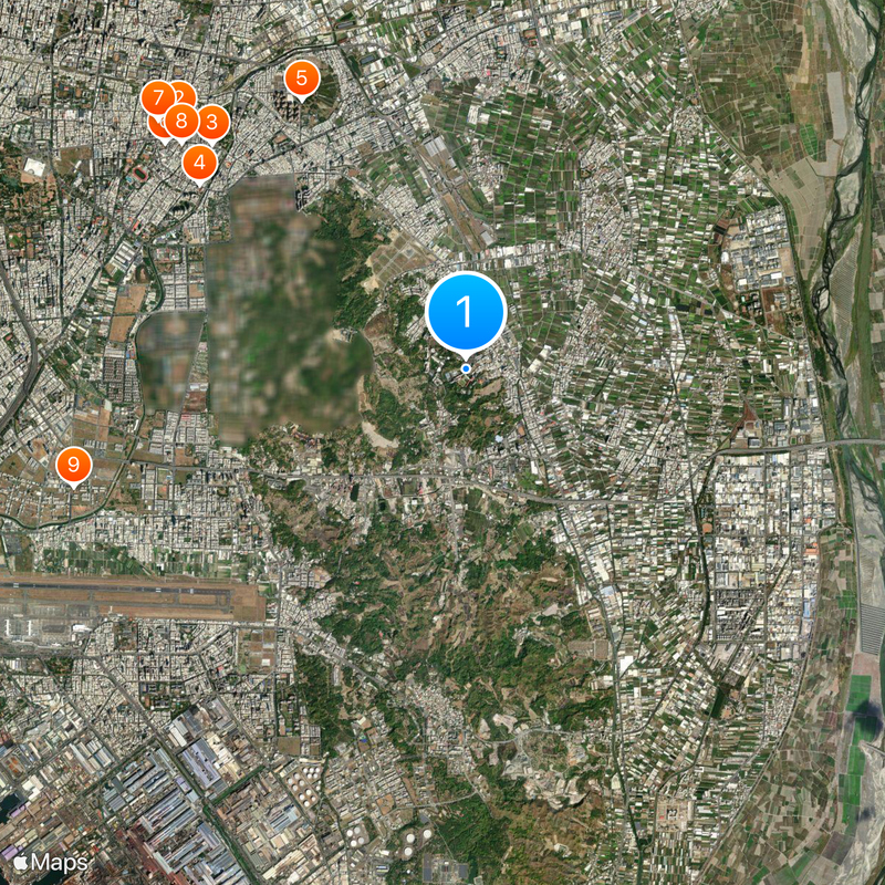 Chung Shan Industrial and Commercial School Map