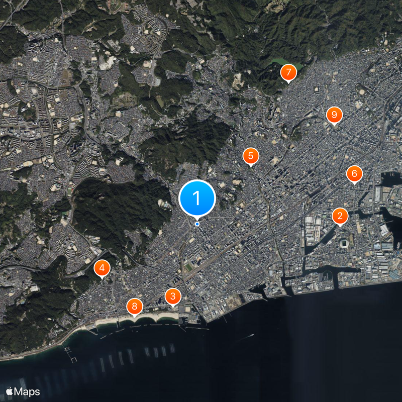 Itayado Station Map