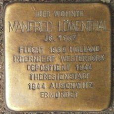 Stolperstein dedicated to Manfred Löwenthal