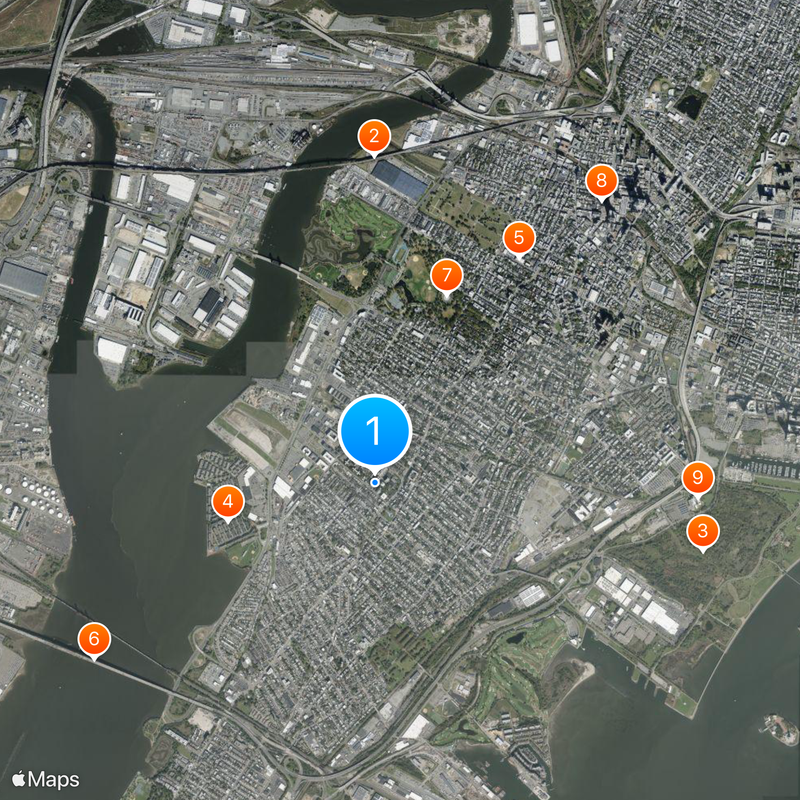 New Jersey City University Map