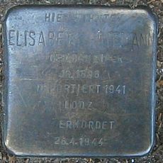 Stolperstein dedicated to Elisabeth Hoffmann