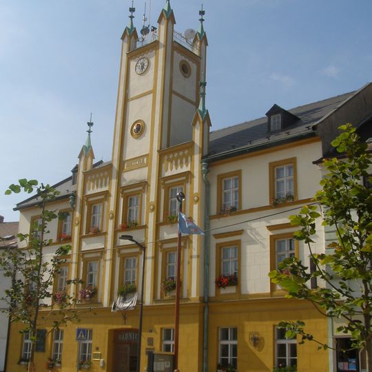Town hall in Mšeno