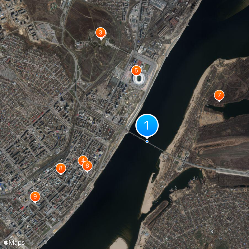 Volgograd Bridge Mappa