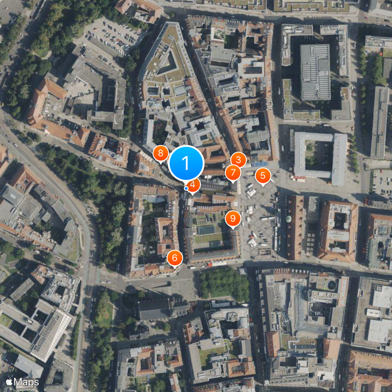 Barfußgäßchen Map