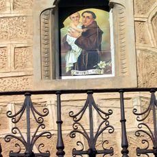 Ceramic panel of Saint Anthony of Padua