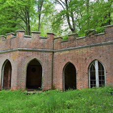 Gothic Tea House In The American Garden At Powderham Castle