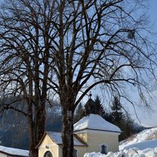 Zwei Sommerlinden bei der Schule von Roßleithen