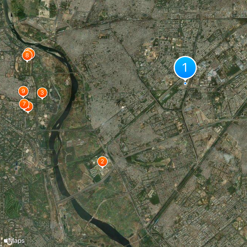 Anand Vihar metro station Map