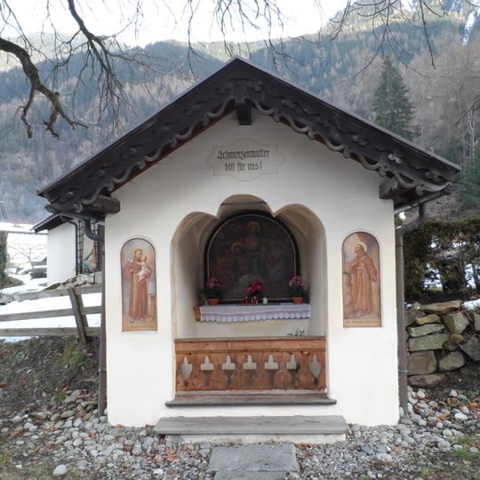 Kapelle beim Perberschlager in Habichen mit Wandmalerei