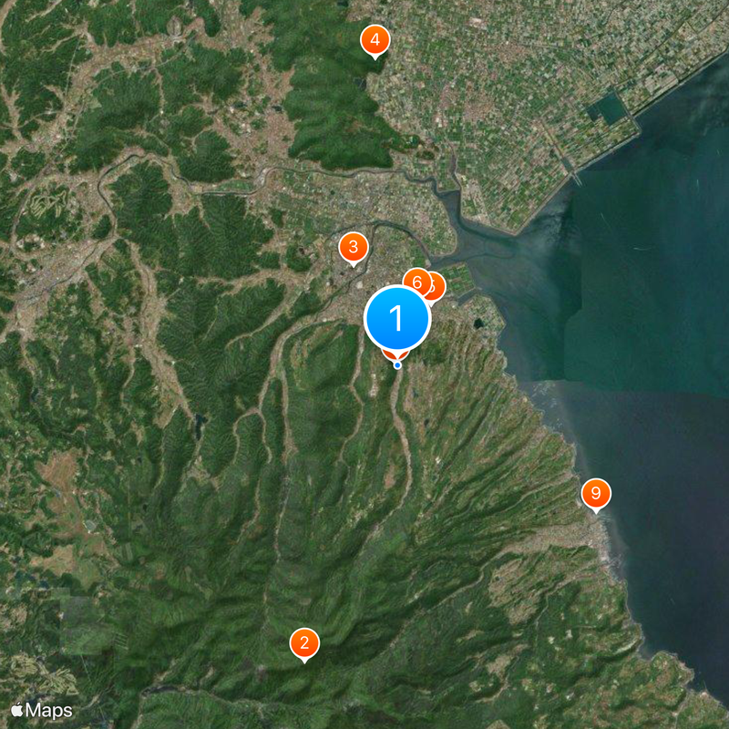 Yūtoku Inari Shrine Mappa