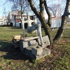 Socha na Libeňském ostrově v Praze