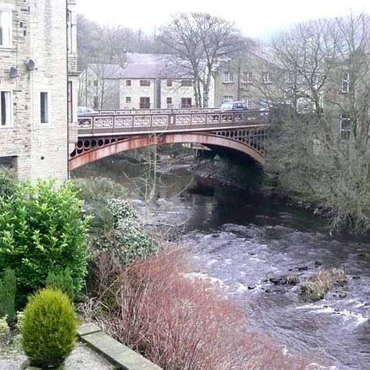 Bridge Over River Calder And Attached Walling