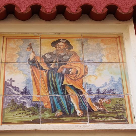 Retablo cerámico de San Roque