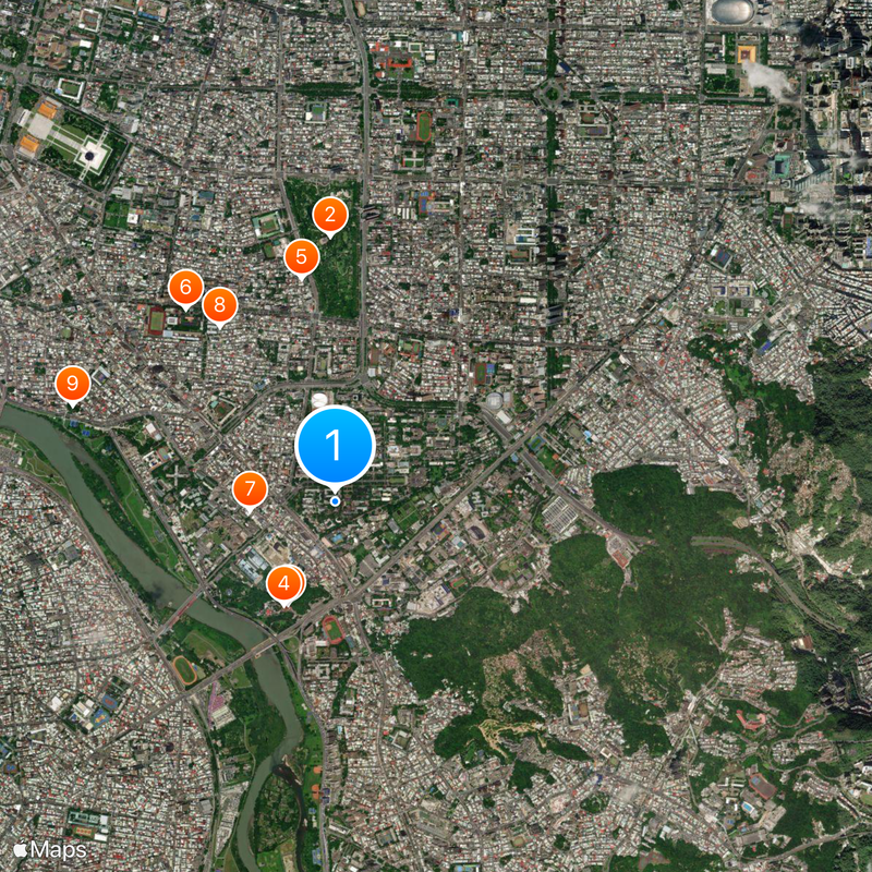National Taiwan University Map