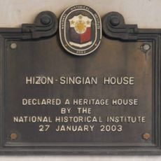 Hizon-Singian House historical marker