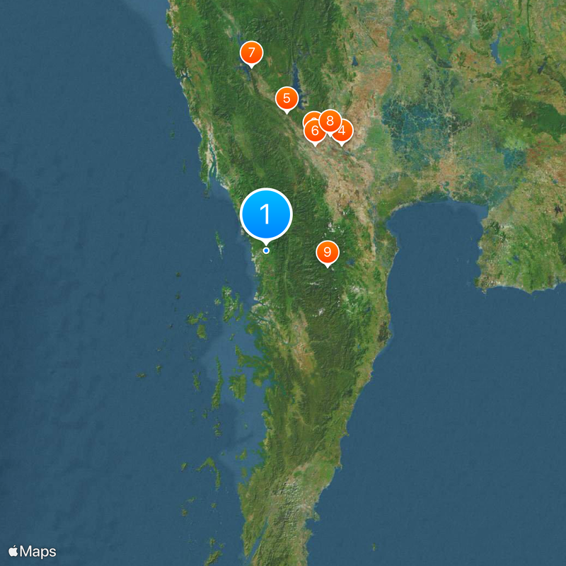 Tanintharyi Region Map