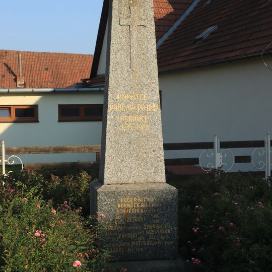 Památník obětem 1. sv. války v Náramči
