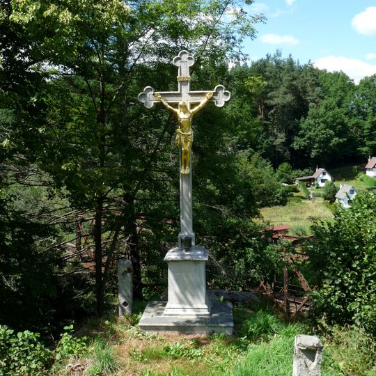 Kříž v Kaplické ulici ve Vyšším Brodě