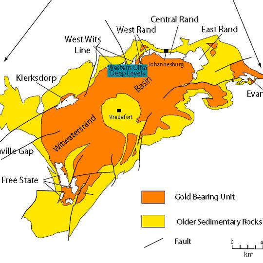 Fiebre del oro de Witwatersrand