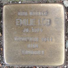 Stolperstein en memoria de Emilie Löb