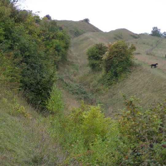 Hod Hill camp and Lydsbury Rings