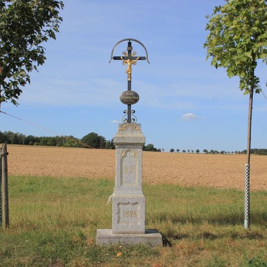 Granitsockel eines ehemaligen Betkreuzes