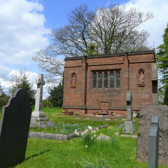 Mausoleum west of Saint Matthews Church