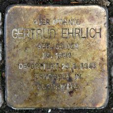 Stolperstein en memoria de Gertrud Ehrlich