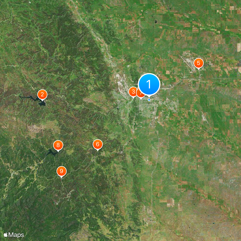 South Dakota School of Mines and Technology Map