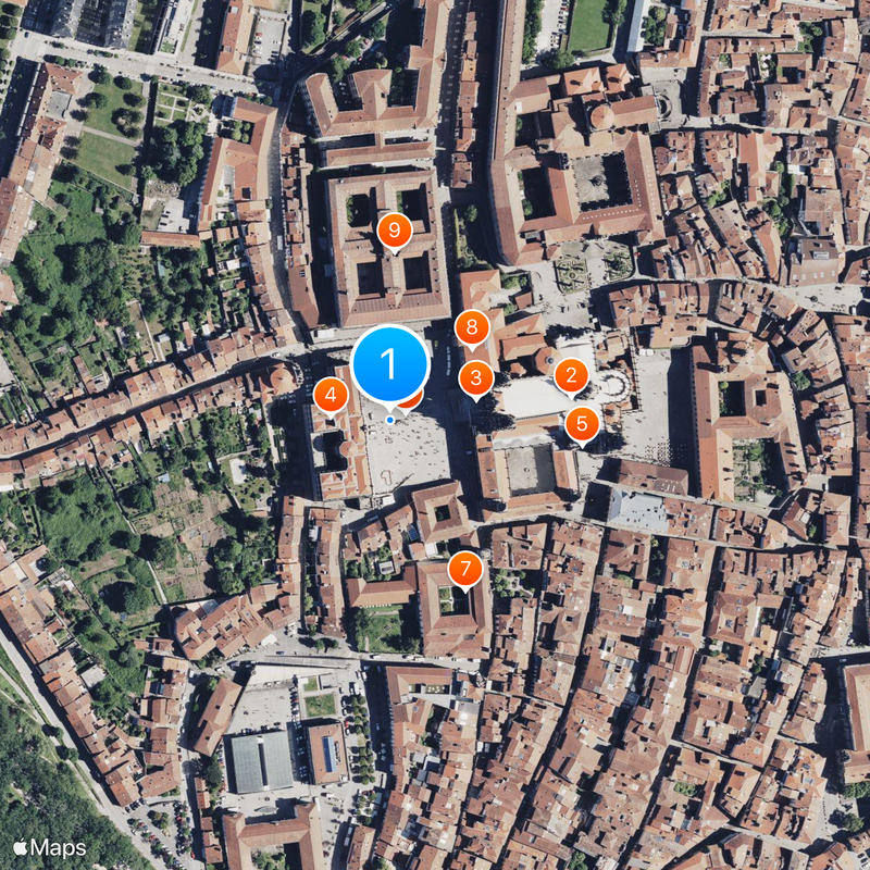 Santiago de Compostela Karte