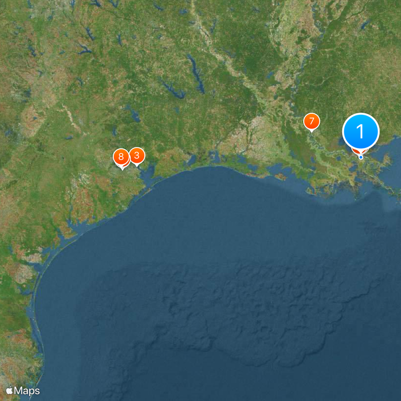 Gulf Intracoastal Waterway Map